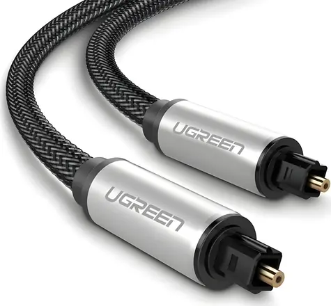 Ugreen UGR655 Toslink - Toslink stříbrná / Optický kabel / 2 m