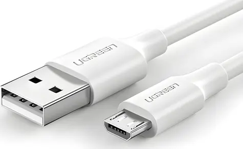 Ugreen 60143 USB-A - Micro USB 2 m bílá / Kabel USB / 2.0