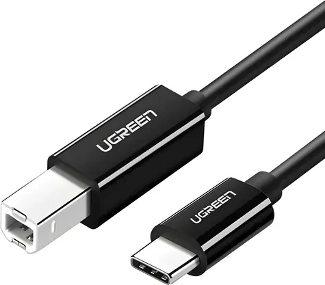 Ugreen 80811 černá / Kabel USB-C - USB-B / 1 m