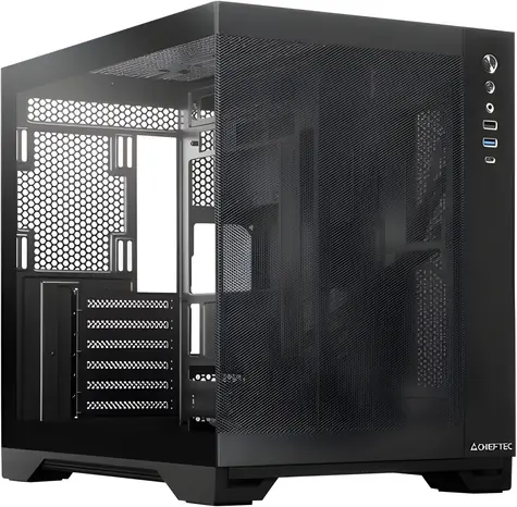 CHIEFTEC VISIO AIR Fanless / Skříň / mATX / bez ventilátoru / bez zdroje