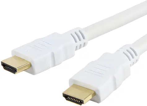 Techly HDMI-HDMI bílá / Propojovací kabel / 4K / 5 m