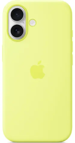 Apple Neon Yellow / Silikonový kryt s MagSafe / iPhone 17