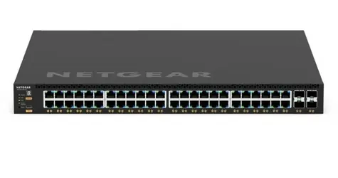 NETGEAR M4350-48G4XF / Managed switch / 48x Gigabit PoE+ RJ45 / 4x SFP+ / PoE budget 236W