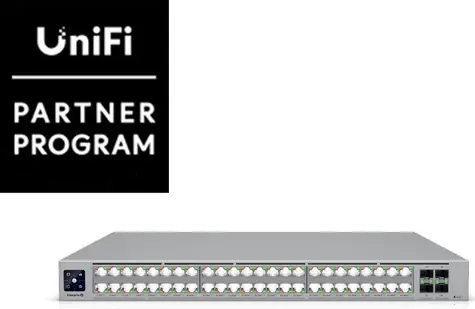 Ubiquiti ECS-48-PoE / Switch / 32× 10GbE PoE+++ / 16× 2,5GbE PoE+++ / 4× 25G SFP28