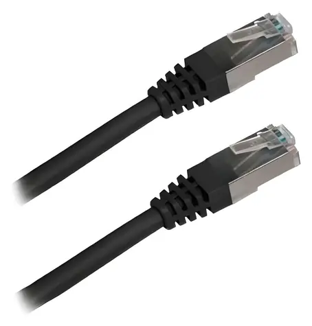 XtendLan Cat5e FTP 0,5m černý / Patch kabel / RJ45