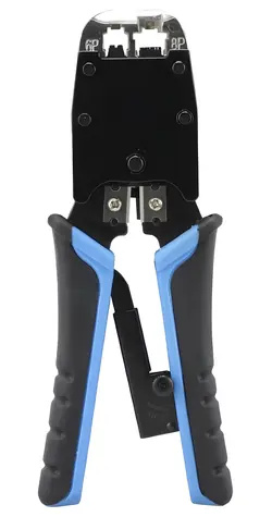 XtendLan HT-500R / Krimpovací kleště / RJ-45 / RJ12 / snadné vyjmutí konektoru