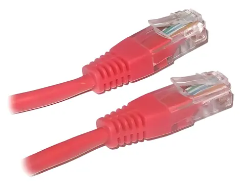XtendLan červená / Patch kabel / Cat6 UTP / 1 m