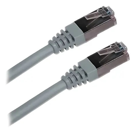 XtendLan šedá / Patch kabel / Cat6A / S/FTP / LSZH / 2 m