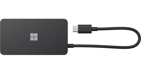 Microsoft Surface USB-C Travel Hub černá / Dokovací stanice / RJ-45 / HDMI / VGA / USB-A