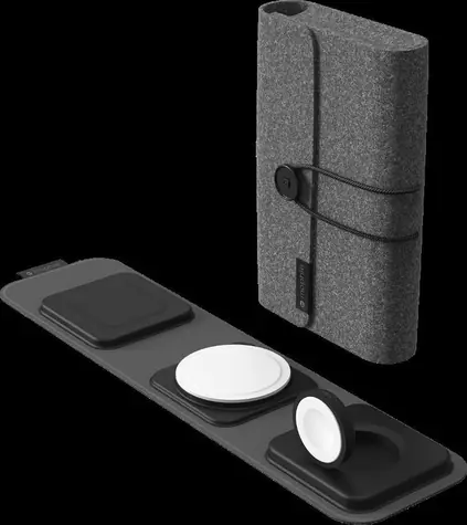 ZAGG Mophie 3v1 černá / Cestovní nabíječka / MagSafe / USB-C / 30W / pro iPhone, Watch, AirPods
