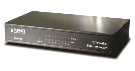 Planet FSD-803 / Switch / 8x 10/100 / Desktop / Kov / Fanless