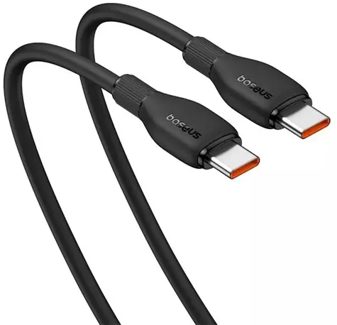 Baseus 1,2 m černá / Datový kabel / USB-C - USB-C