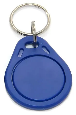 XtendLan modrá / Identifikační klíčenka / RFID 125 kHz / k dveřním stanicím / s číslem