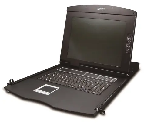 Planet KVM-210-08M / KVM konzole / 8 portů / LCD 17