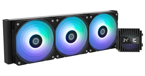 Zalman ALPHA2 A36 černá / AIO vodní chladič CPU / 3x 120 mm / PWM / ARGB