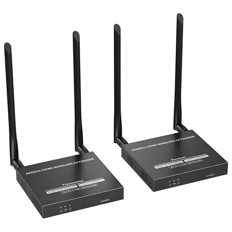 XtendLan Bezdrátový HDMI extender / HDMI extender / 4K 60Hz / dosah 50 m / IR ovládání / vysílač + přijímač