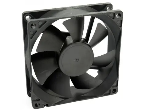 Akyga černý / Ventilátor / 80 mm