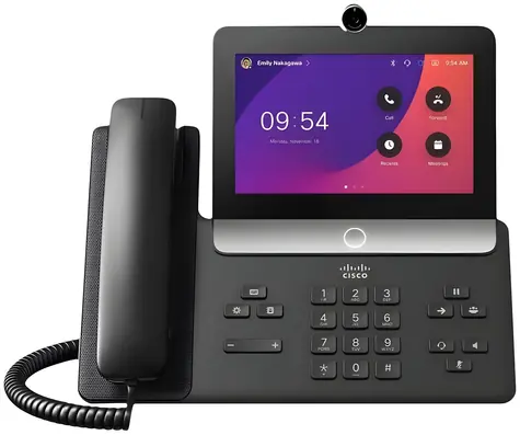 Cisco Video Phone 8875 černá / IP video telefon / VoIP