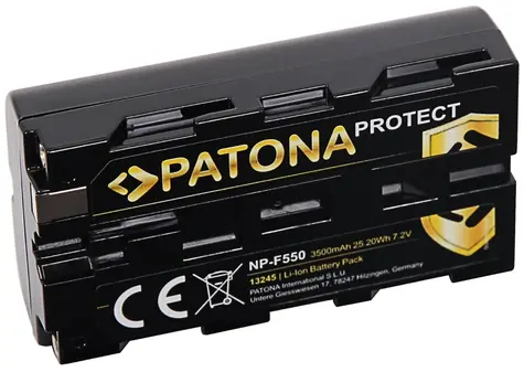 PATONA baterie Sony NP-F550 3500mAh / Akumulátor / Li-Ion / Protect