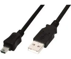 Digitus AK300108010S černý / USB kabel / USB-A / 1 m