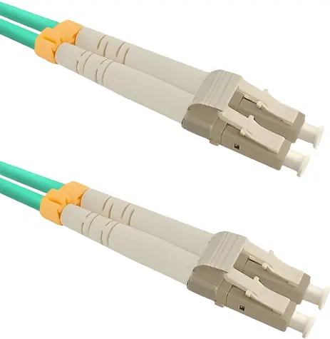Qoltec 54344 Patchcord LC-UPC to LC-UPC / Duplex / Multimode / OM4 / 2 m