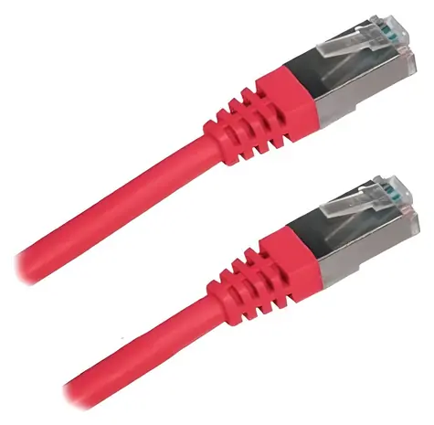 XtendLan červený / Patch kabel / Cat5e / FTP / 1 m