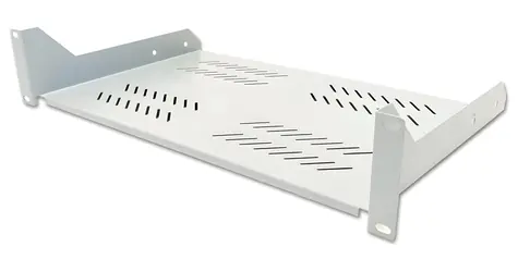XtendLan šedá / Police / 280 mm / univerzál / 2U / 45 kg nosnost