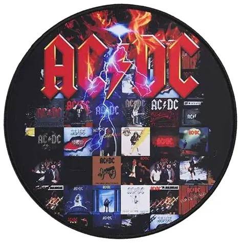 Superdrive AC/DC / Herní podložka pod myš / průměr 30 cm