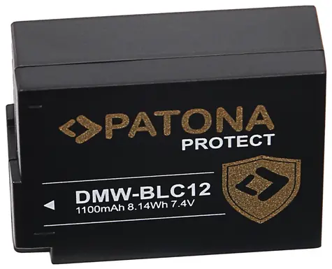 PATONA baterie pro foto Panasonic DMW-BLC12 E 1100mAh / Li-Ion / Protect