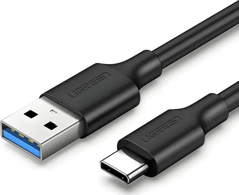 Ugreen USB-A - USB-C černá / Datový kabel / 2 m / 5 Gbit/s