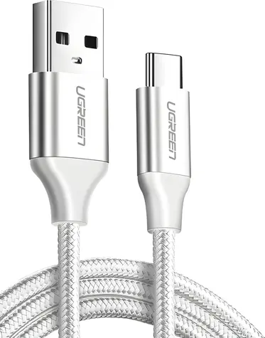 Ugreen bílá / Kabel USB-A - USB-C / QC 3.0 / 3 m