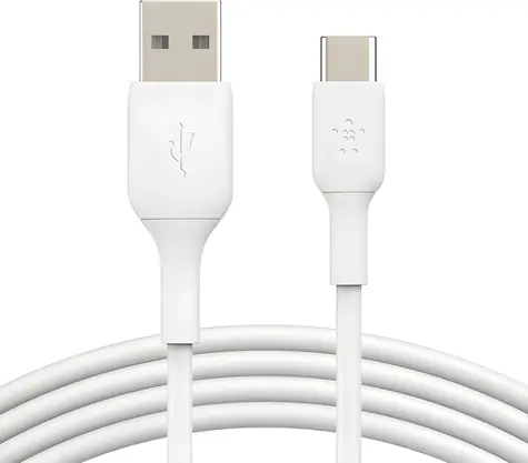Belkin CAB001BT1MWH2PK bílá / Datový kabel / USB-A - USB-C / 1 m