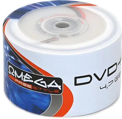 Omega DVD+R 4,7 GB / Média DVD+R / 16x / Spindl 50 ks