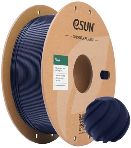 eSun Filament PLA+ tmavě modrá / Tisková struna / 1,75 mm / 1 kg