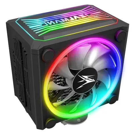 Zalman CNPS16X černá / Chladič CPU / 120mm RGB ventilátor / 4x heatpipe / PWM / výška 165 mm