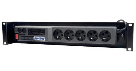 Acar A-504 / Napájecí panel s přepěťovou ochranou / 5x 230V / vana do 19