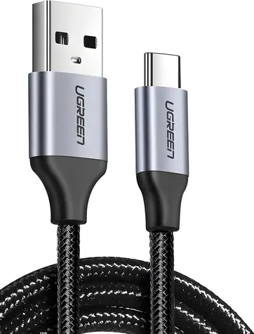 Ugreen USB-A (M) - USB-C (M) 1,5 m černá / Kabel / Rychlé nabíjení