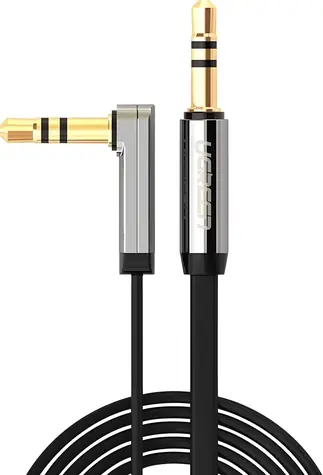 Ugreen 10597 stříbrná / Audio kabel Jack 3.5 mm (M) - Jack 3.5 mm (M) / 1 m