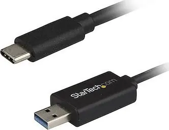 StarTech USBC3LINK černá / Kabel USB-C - USB-A / USB 3.0 / 5 Gbps / 2 m