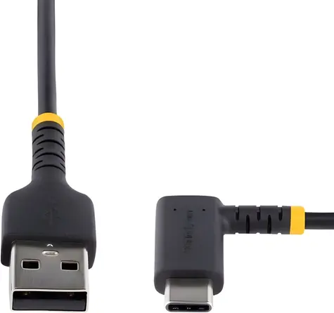 StarTech černá / Kabel USB-A na USB-C / USB 2.0 / 480 Mbit/s / 2m / rychlonabíjení