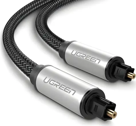 Ugreen UGR510 stříbrná / Kabel / Toslink (M) - Toslink (M) / 1.5 m