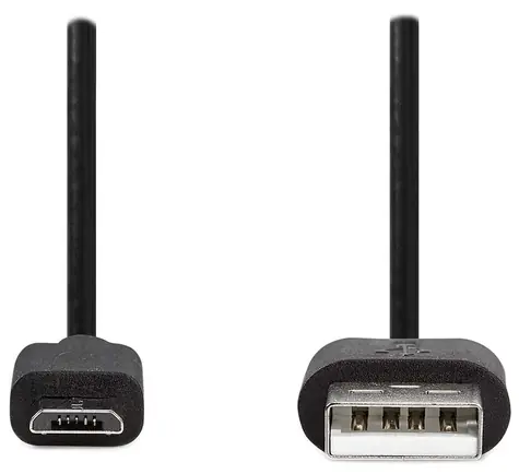 Nedis USB-A - Micro-B 3 m černá / Kabel / USB 2.0
