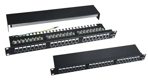 XtendLan patch panel stíněný Cat5e dual / Patch panel / 19