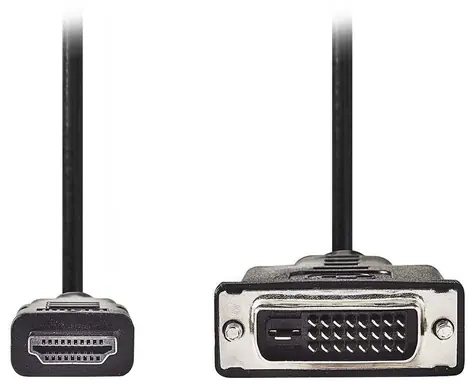 NEDIS kabel HDMI - DVI-D / zástrčka HDMI - 24+1pinová zástrčka DVI-D černý / 3 m