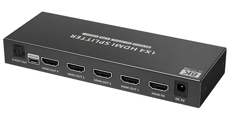 XtendLan HDMI rozbočovač / 1x vstup / 4x výstup / 8K 60Hz