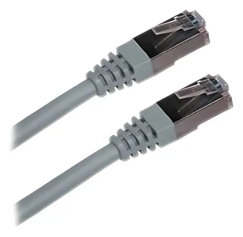 XtendLan Patch kabel Cat6a šedá / Síťový kabel / S/FTP / LSZH / 30 m