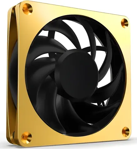 Alphacool Apex Stealth Metal Power zlatá / Ventilátor / 120 mm / PWM / 40,1 dB / 70,98 CFM