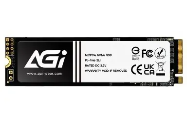 AGI Technology AI298 512GB / Interní SSD / M.2 2280 / PCIe Gen3x4 / NVMe