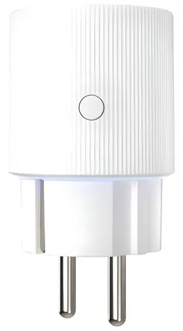 IMMAX NEO SMART THIN (typ E) / Chytrá zásuvka / s kolíkem / IP20 / RGB LED podsvícení / Wi-Fi / TUYA