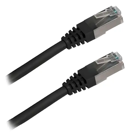 Xtendlan černý / Patch kabel / Cat5e FTP / 5 m
